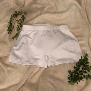 BCG White Spandex Workout Shorts Size S